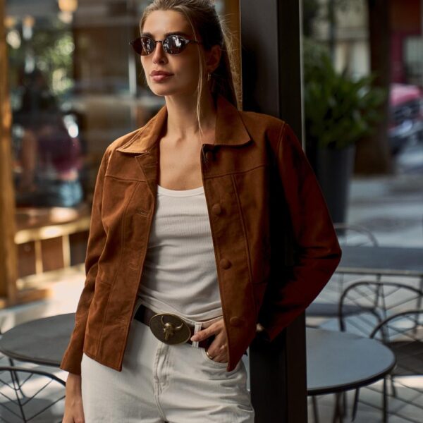 CAMPERA PARIS DE GAMUZA